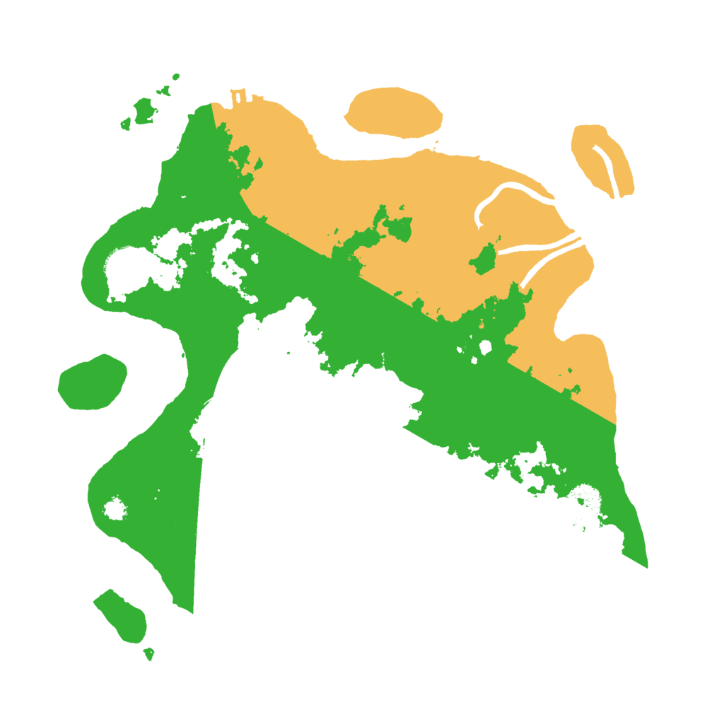 Biome Rust Map: Procedural Map, Size: 3000, Seed: 2333026