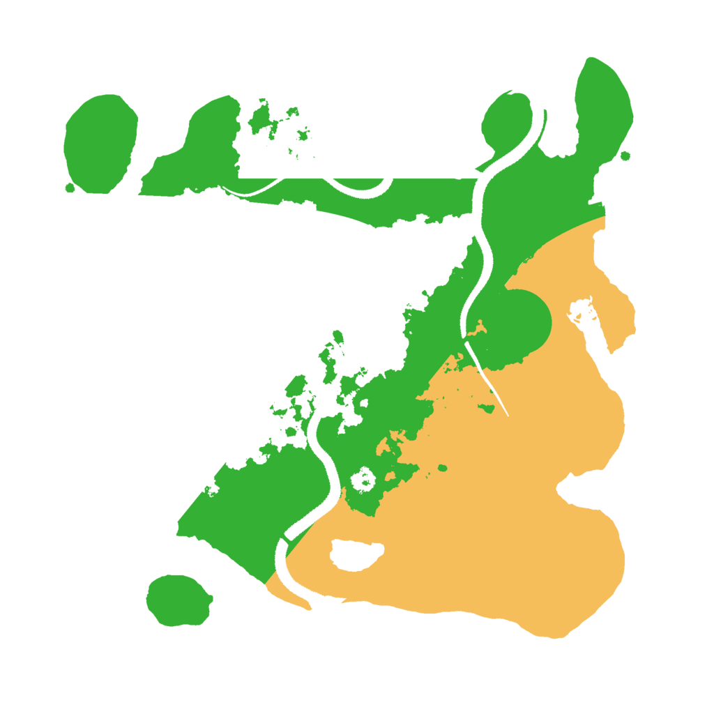 Biome Rust Map: Procedural Map, Size: 3000, Seed: 32936