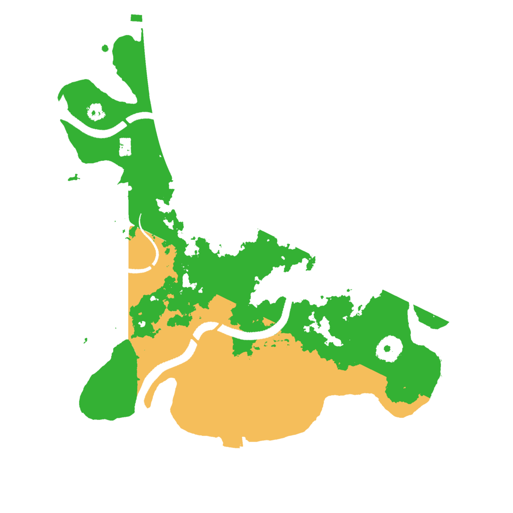 Biome Rust Map: Procedural Map, Size: 3000, Seed: 1157