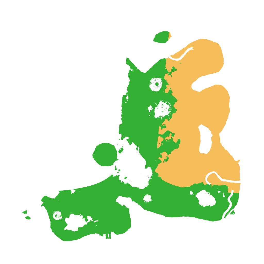 Biome Rust Map: Procedural Map, Size: 3000, Seed: 44953