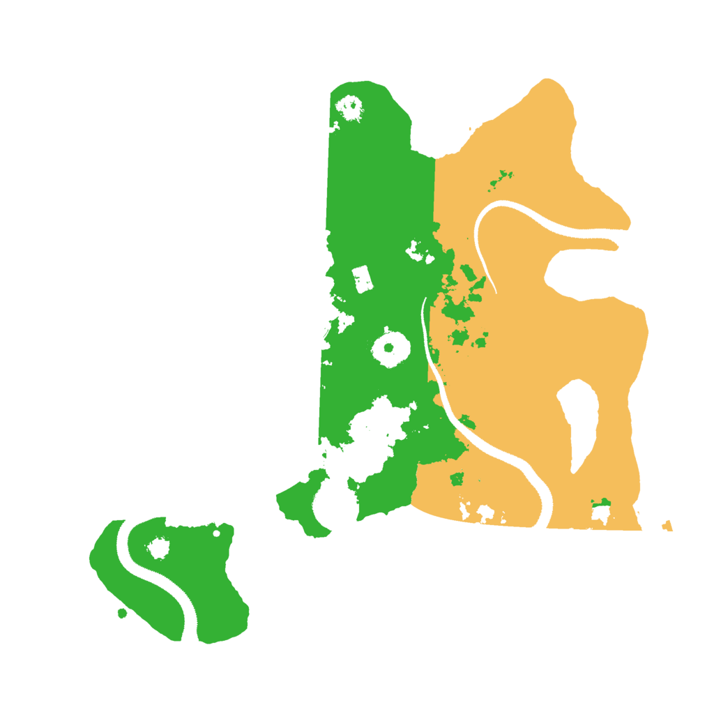 Biome Rust Map: Procedural Map, Size: 3000, Seed: 17646