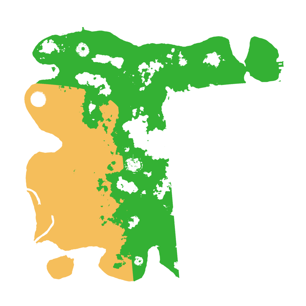Biome Rust Map: Procedural Map, Size: 3500, Seed: 7119940