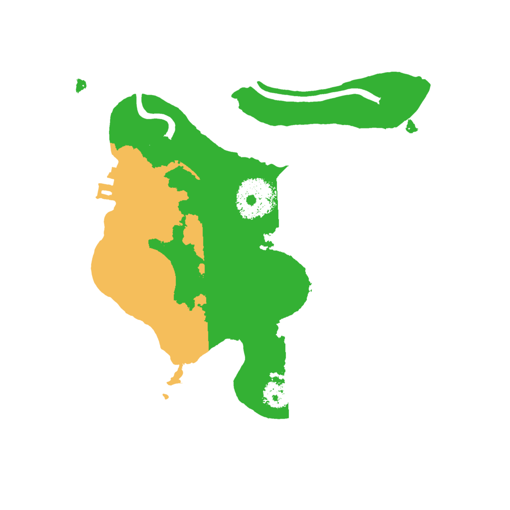 Biome Rust Map: Procedural Map, Size: 2000, Seed: 13420