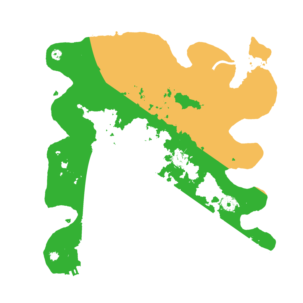 Biome Rust Map: Procedural Map, Size: 3000, Seed: 24464