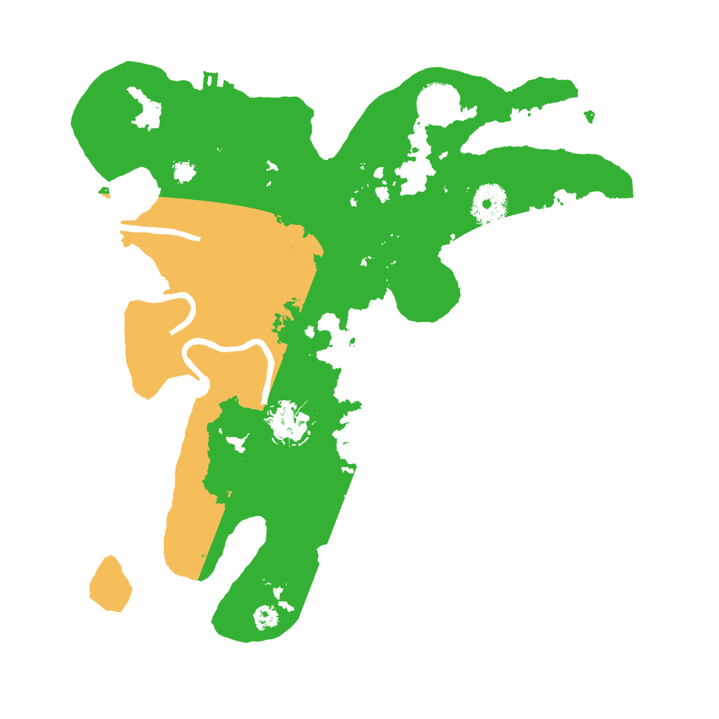 Biome Rust Map: Procedural Map, Size: 3000, Seed: 1138291150