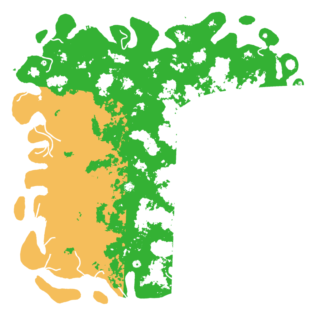 Biome Rust Map: Procedural Map, Size: 6000, Seed: 19696059