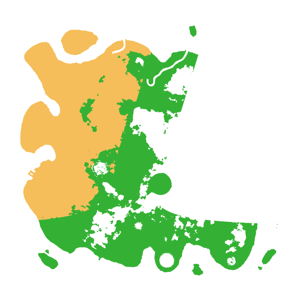 Biome Rust Map: Procedural Map, Size: 3700, Seed: 1354078406