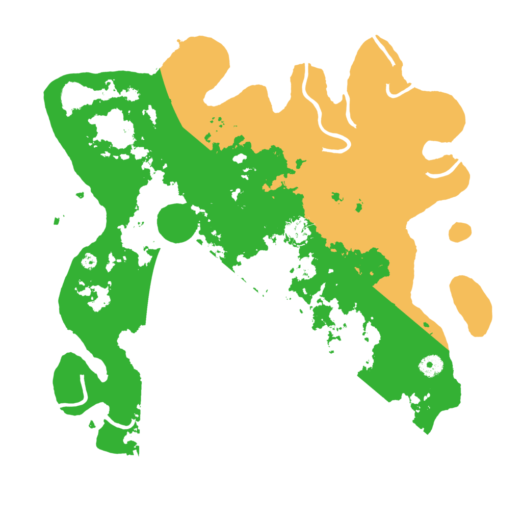 Biome Rust Map: Procedural Map, Size: 3500, Seed: 120472