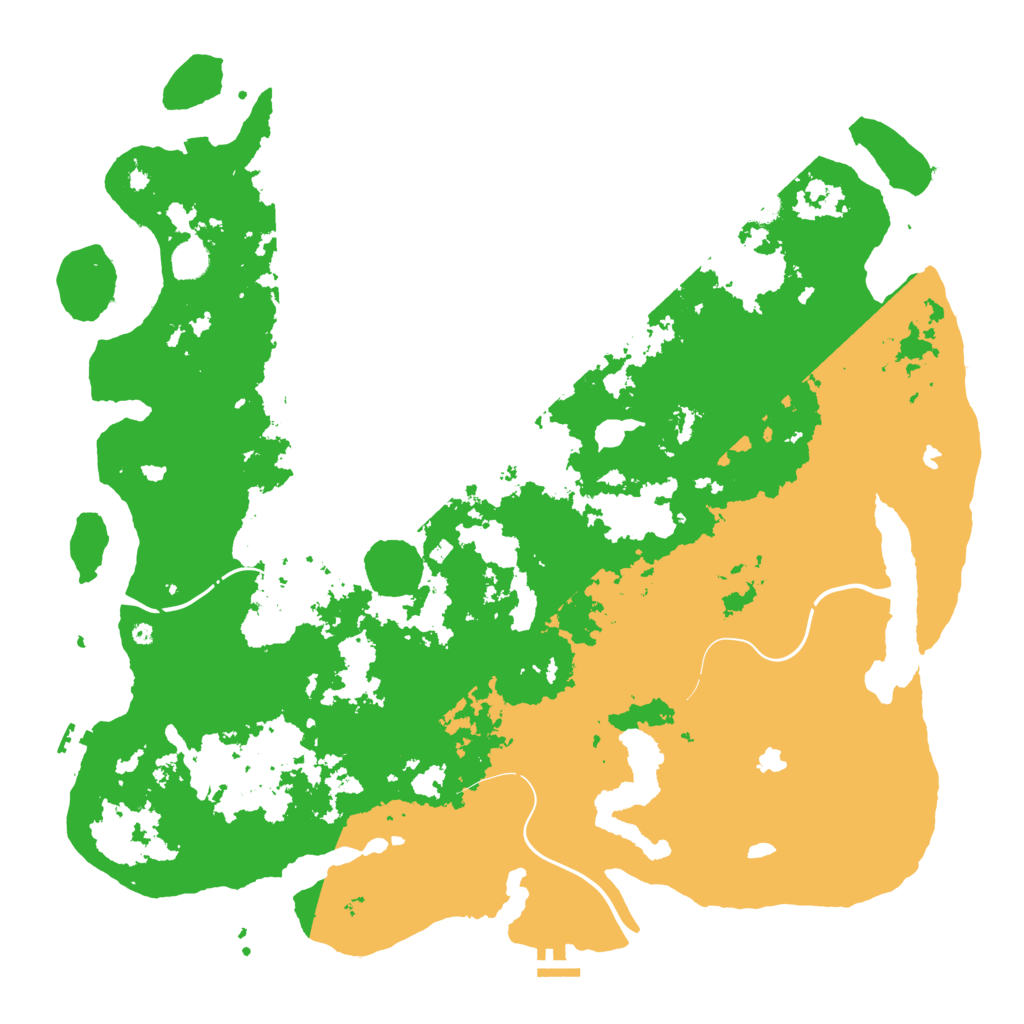 Biome Rust Map: Procedural Map, Size: 4800, Seed: 1883981892