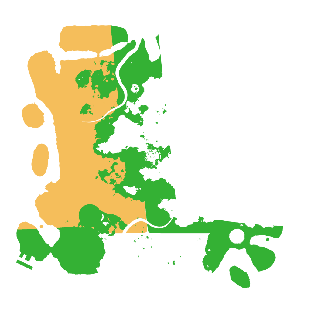 Biome Rust Map: Procedural Map, Size: 3700, Seed: 1085026937