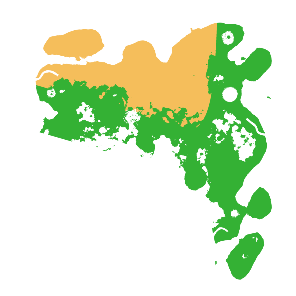 Biome Rust Map: Procedural Map, Size: 3500, Seed: 74998622