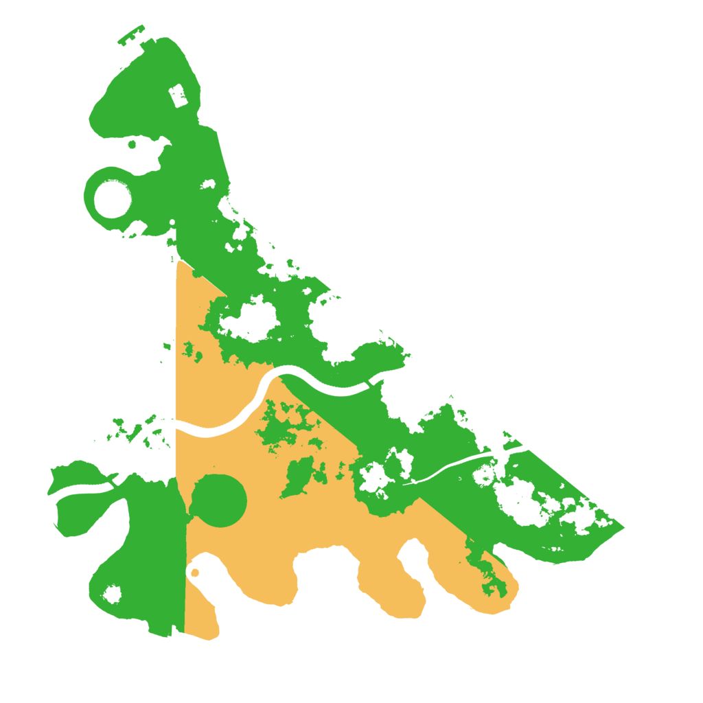 Biome Rust Map: Procedural Map, Size: 3500, Seed: 41517991