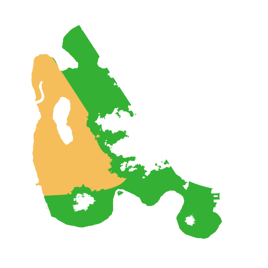 Biome Rust Map: Procedural Map, Size: 2500, Seed: 12311324