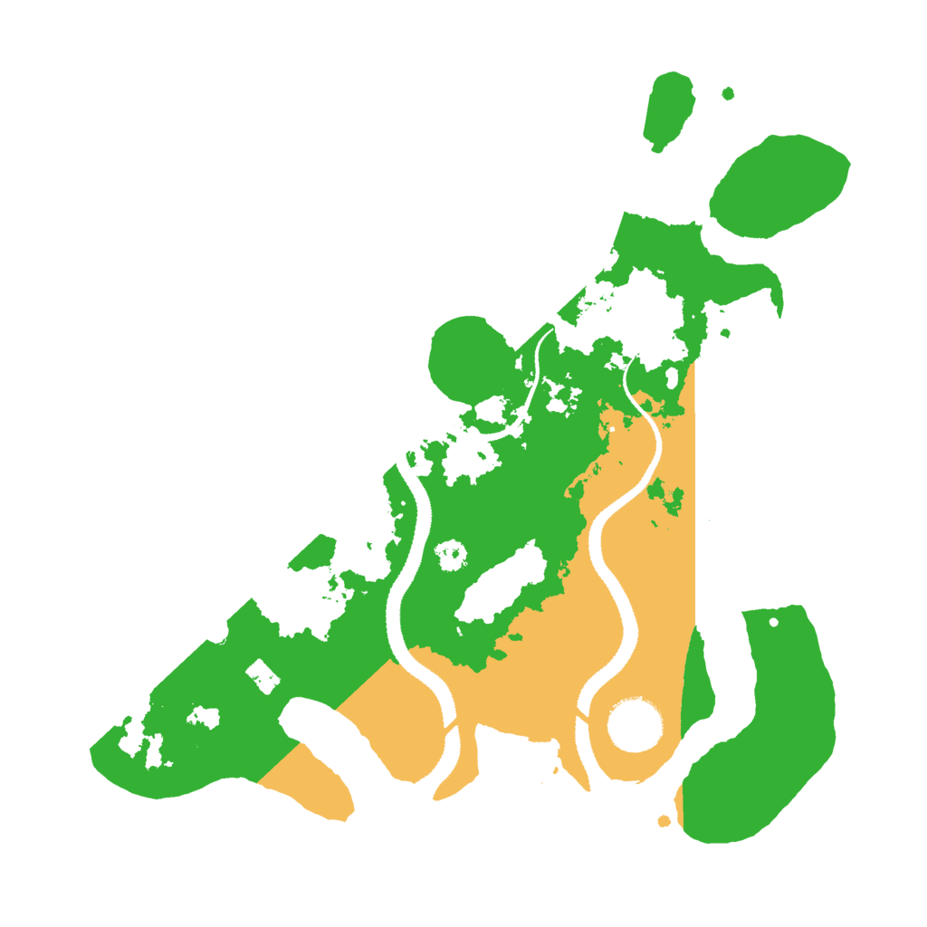 Biome Rust Map: Procedural Map, Size: 3000, Seed: 2131905043
