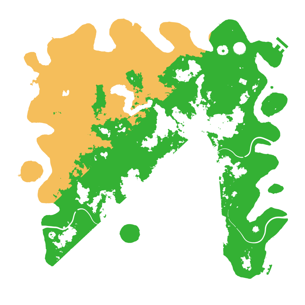 Biome Rust Map: Procedural Map, Size: 4300, Seed: 2104702052