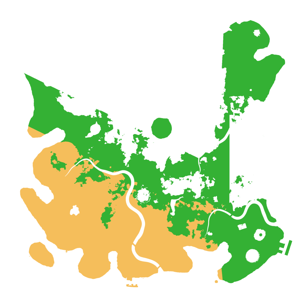 Biome Rust Map: Procedural Map, Size: 4000, Seed: 250873955