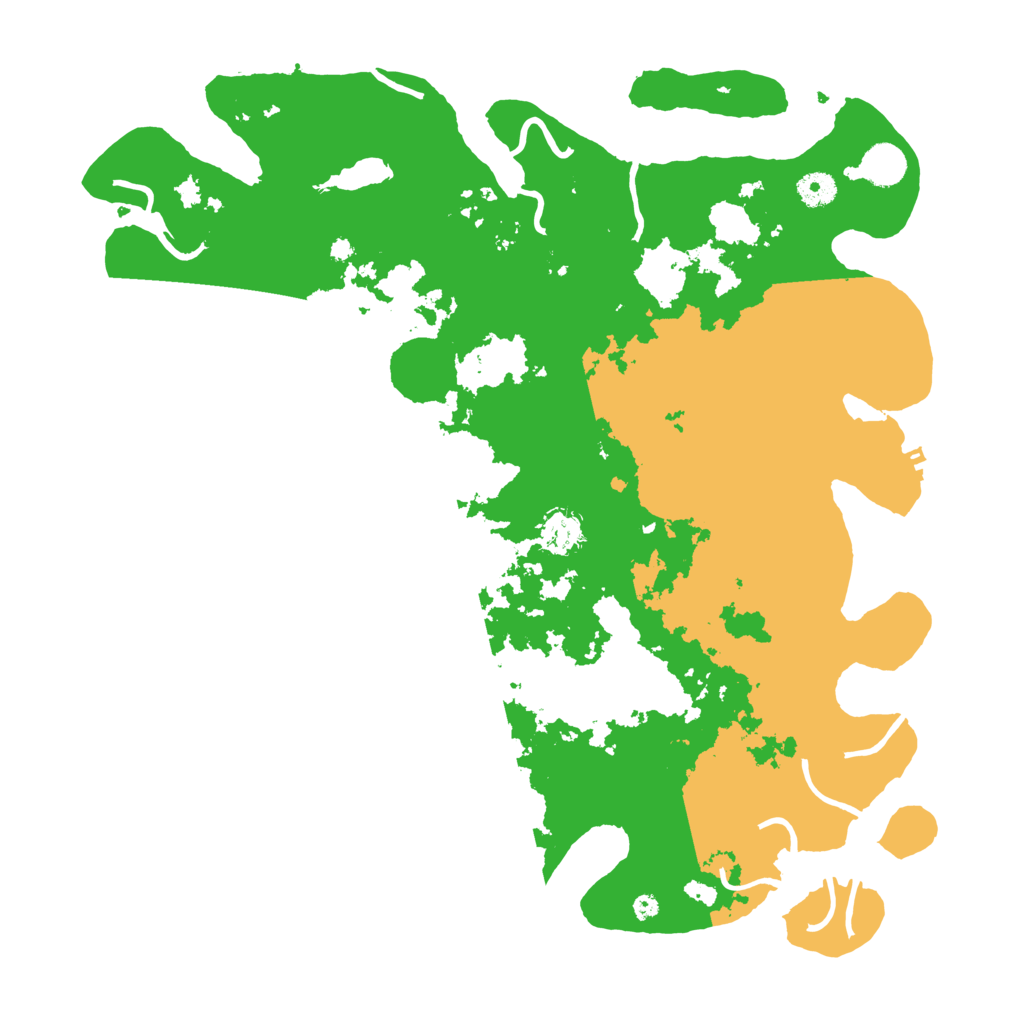 Biome Rust Map: Procedural Map, Size: 4200, Seed: 59513096