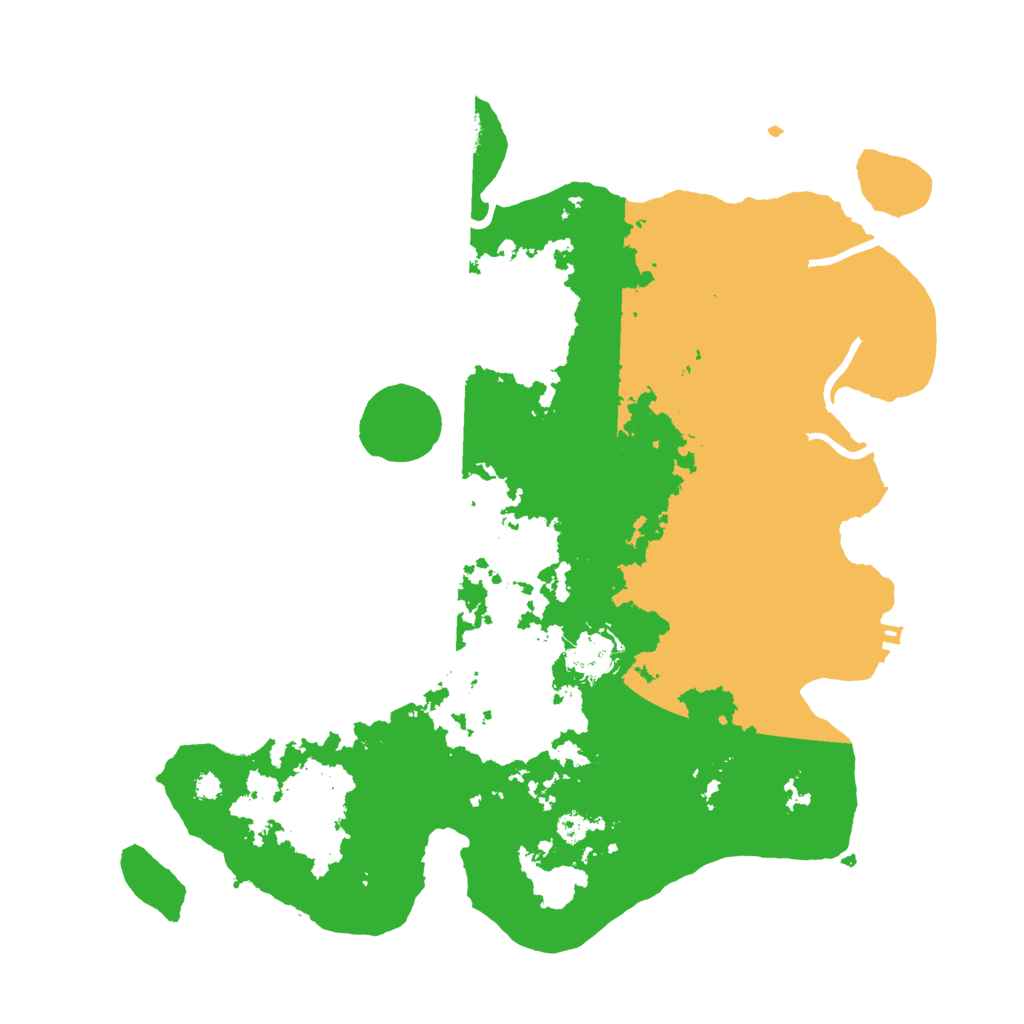 Biome Rust Map: Procedural Map, Size: 3500, Seed: 20175659