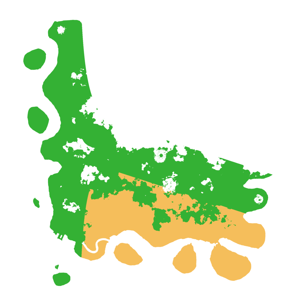 Biome Rust Map: Procedural Map, Size: 3500, Seed: 97951869