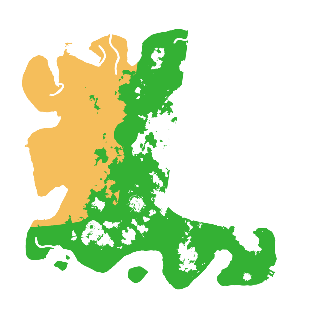 Biome Rust Map: Procedural Map, Size: 3500, Seed: 1889175
