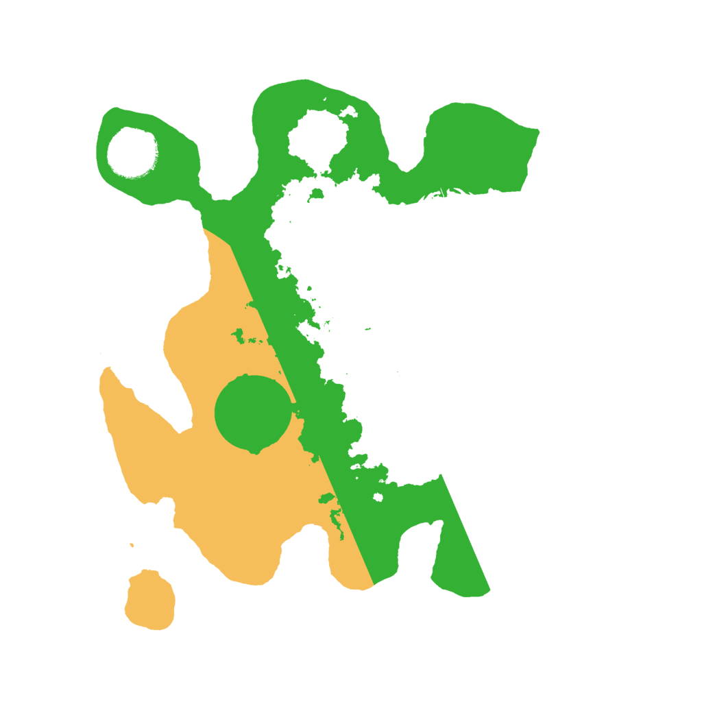 Biome Rust Map: Barren, Size: 2500, Seed: 16121