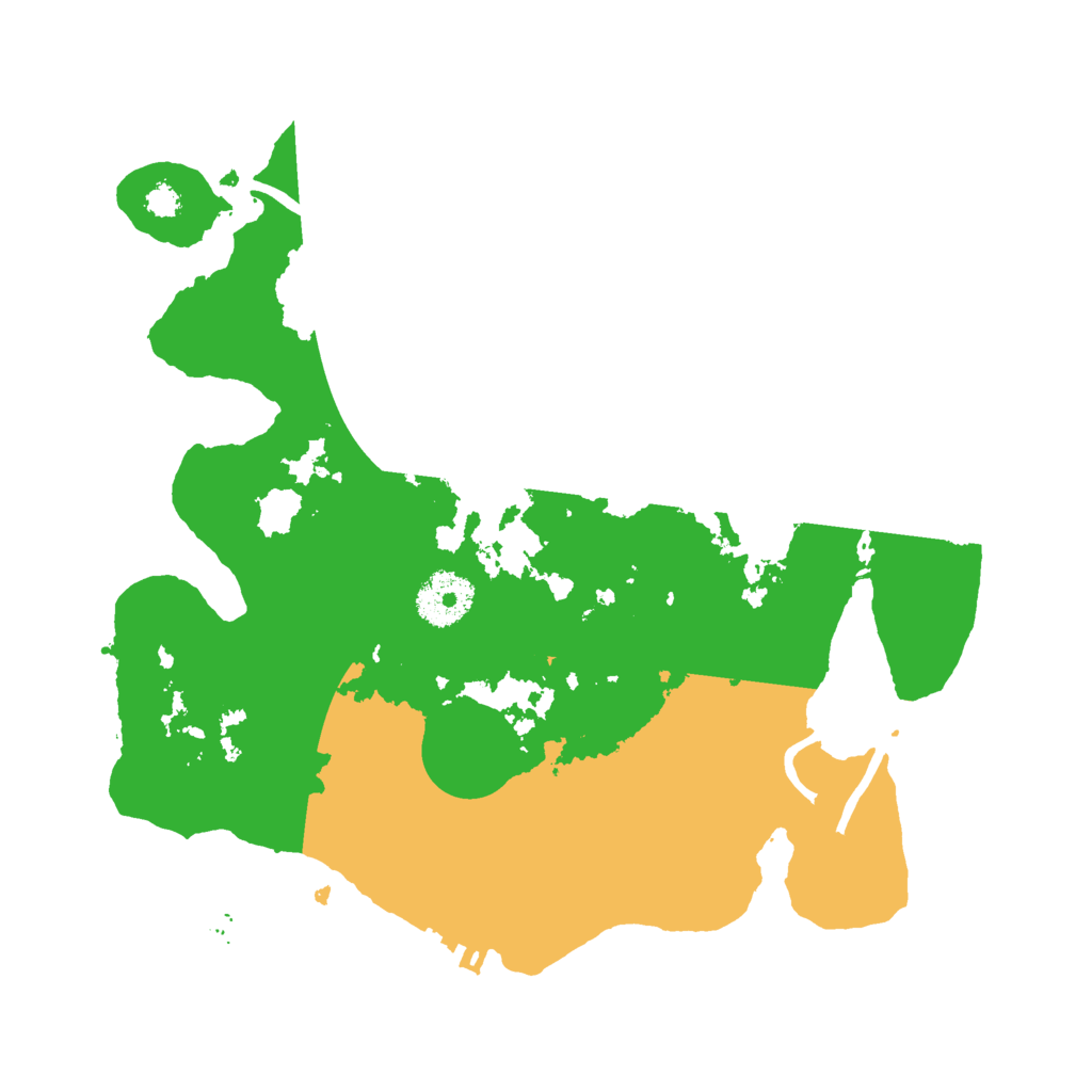 Biome Rust Map: Procedural Map, Size: 3000, Seed: 48677237