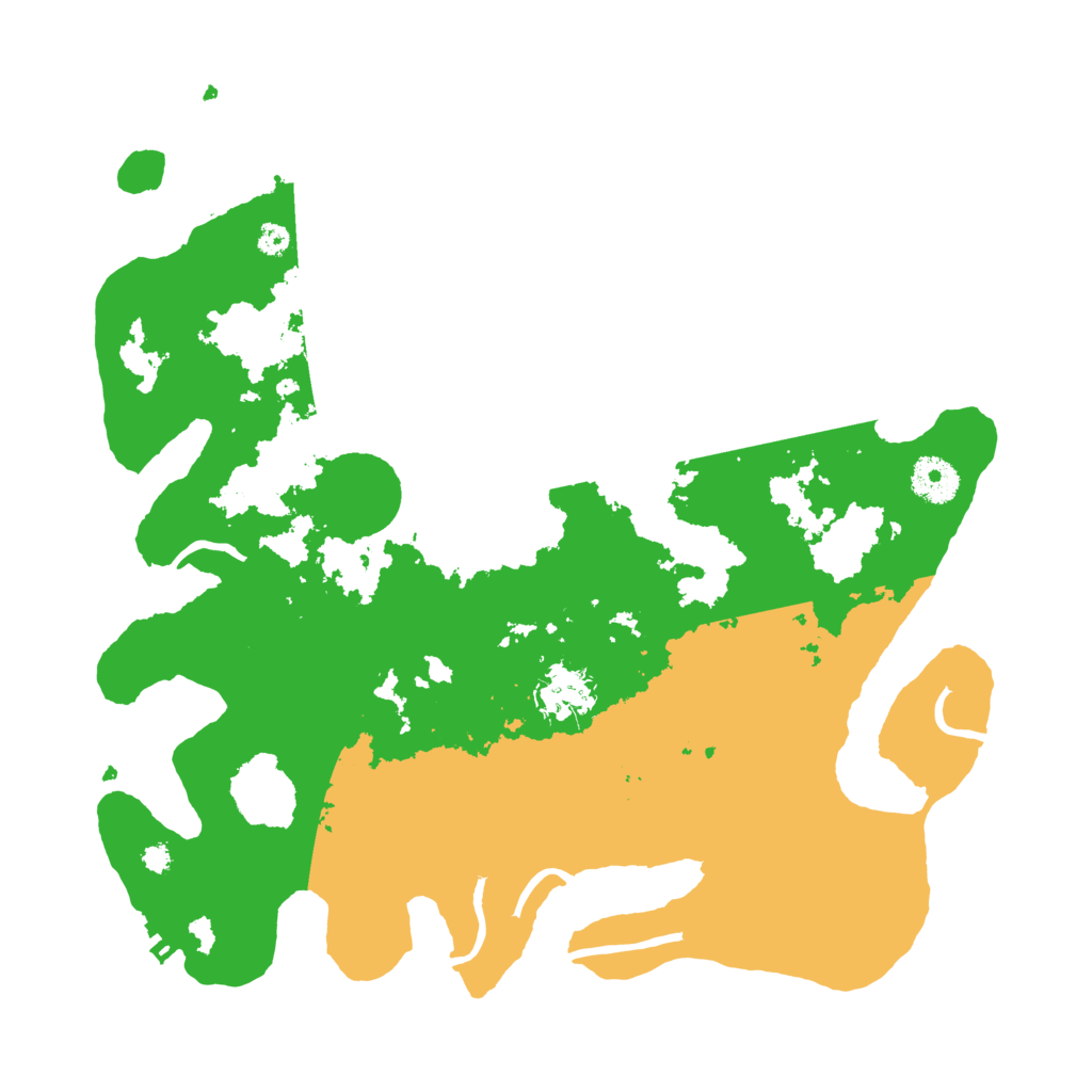 Biome Rust Map: Procedural Map, Size: 3500, Seed: 45429650