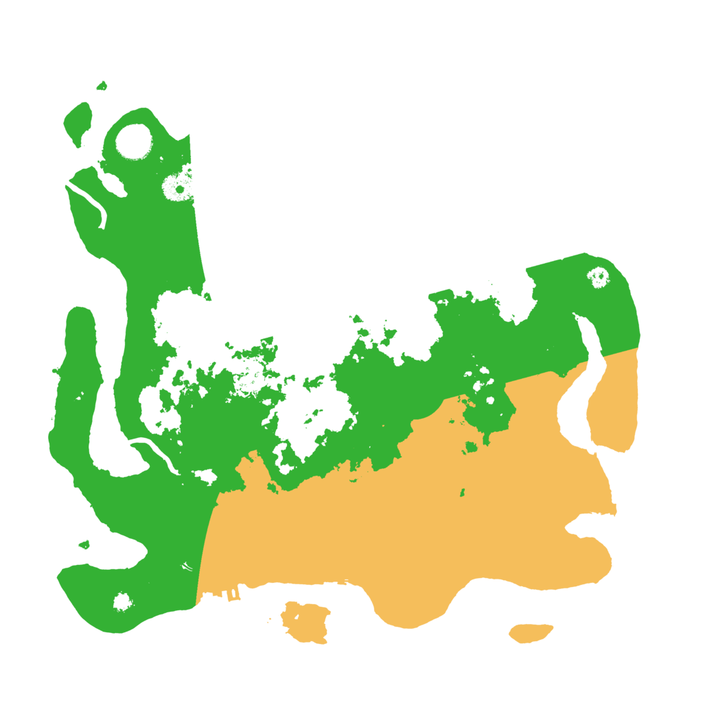 Biome Rust Map: Procedural Map, Size: 3500, Seed: 17600594
