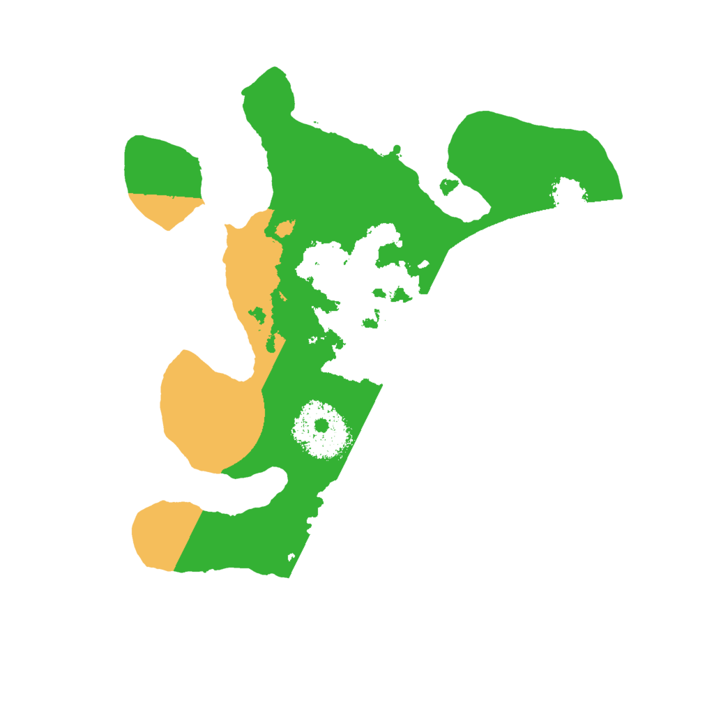 Biome Rust Map: Procedural Map, Size: 2000, Seed: 4123141