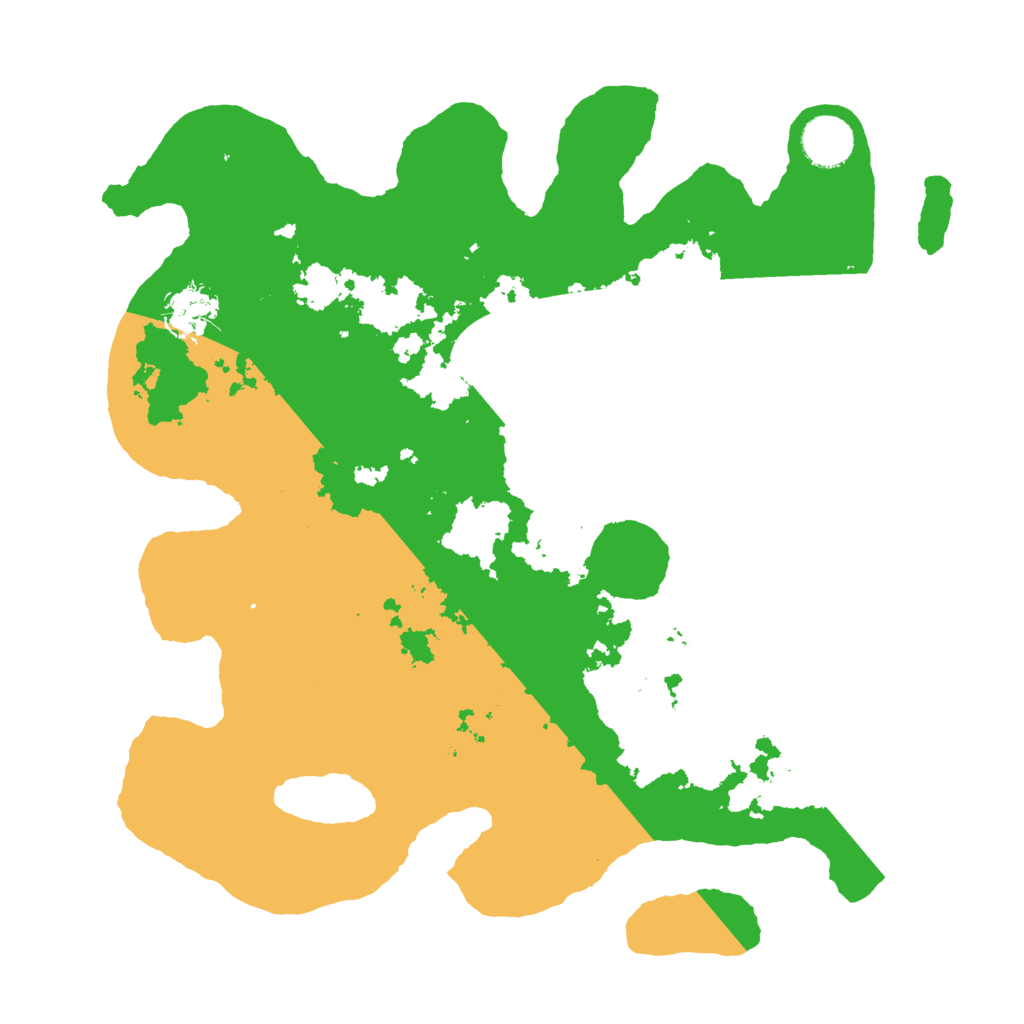 Biome Rust Map: Barren, Size: 3500, Seed: 61265861