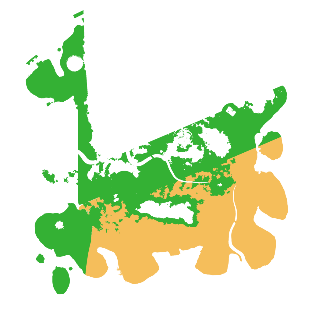 Biome Rust Map: Procedural Map, Size: 3500, Seed: 8646971