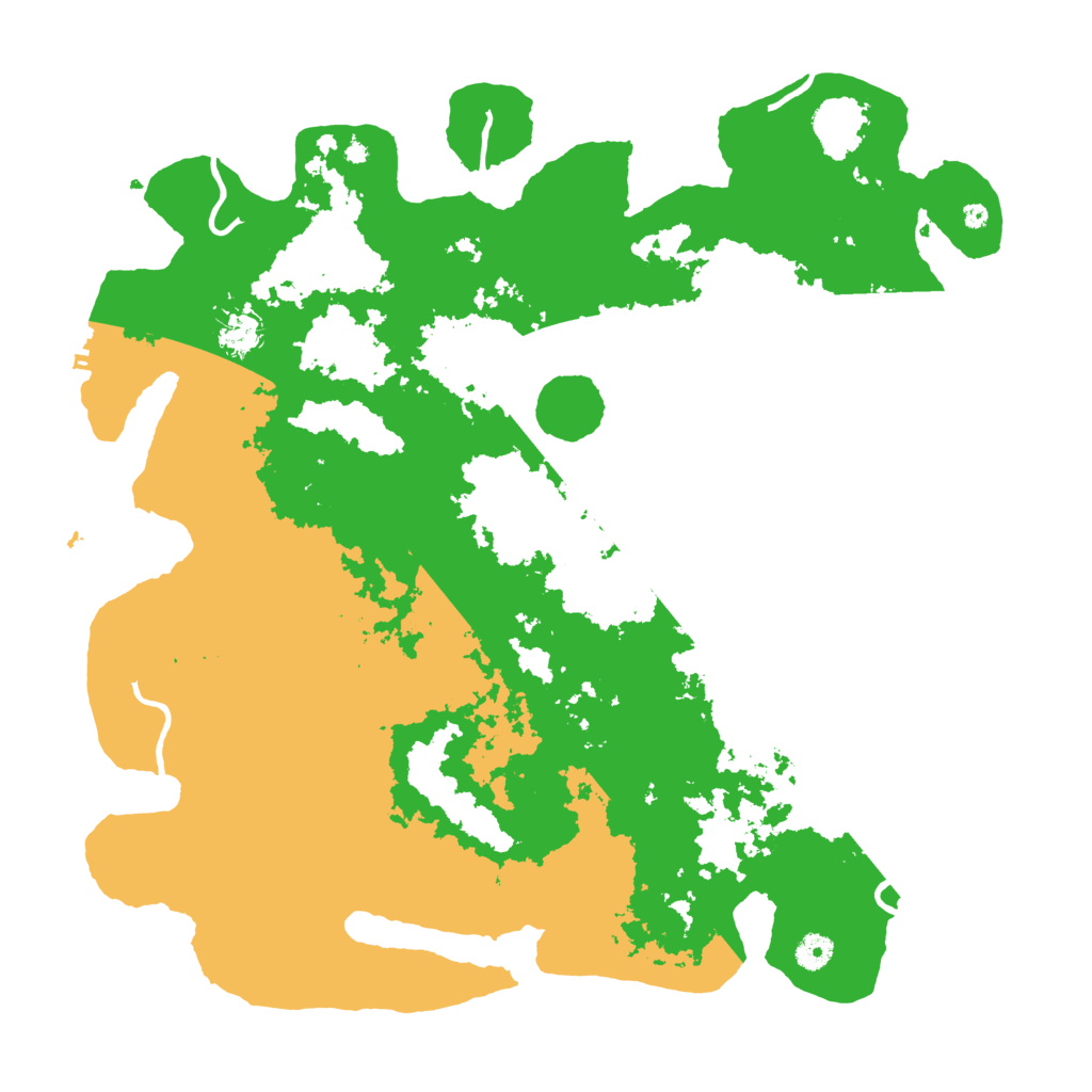 Biome Rust Map: Procedural Map, Size: 4500, Seed: 36366