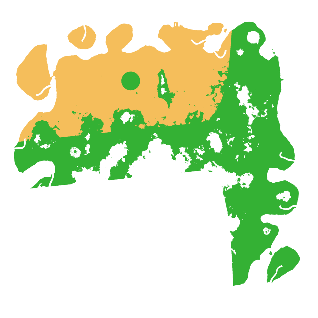 Biome Rust Map: Procedural Map, Size: 4500, Seed: 96942216