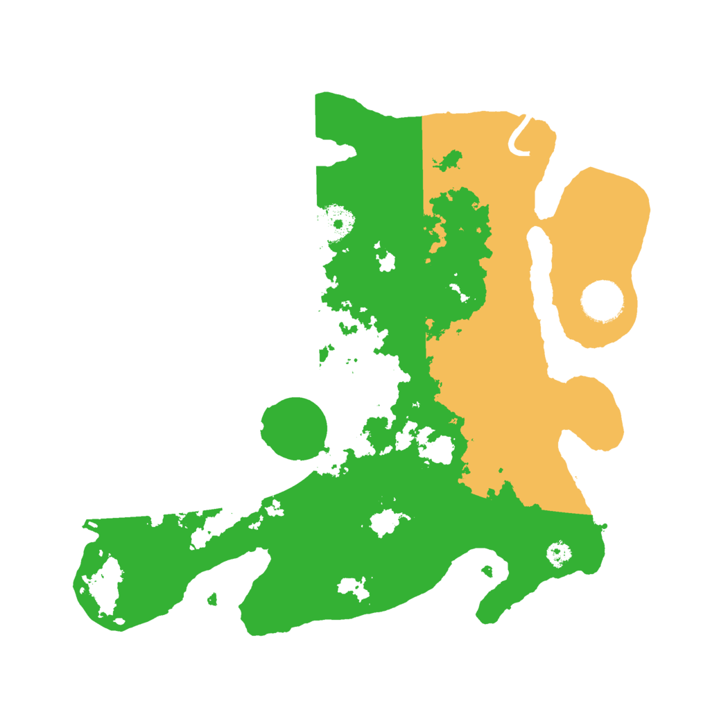 Biome Rust Map: Procedural Map, Size: 3000, Seed: 9243607