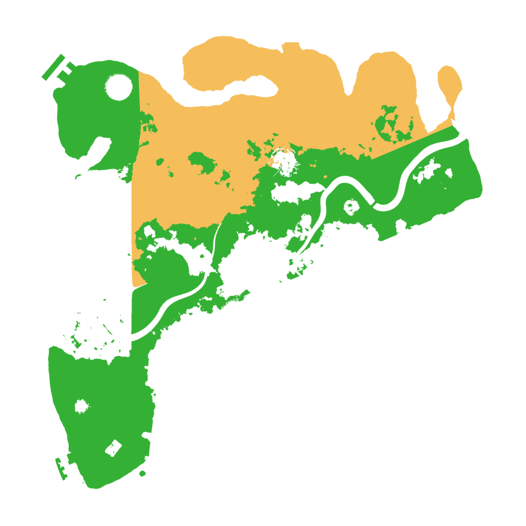 Biome Rust Map: Procedural Map, Size: 3500, Seed: 1791834533