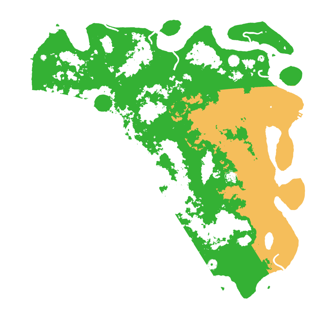 Biome Rust Map: Procedural Map, Size: 5000, Seed: 3815789