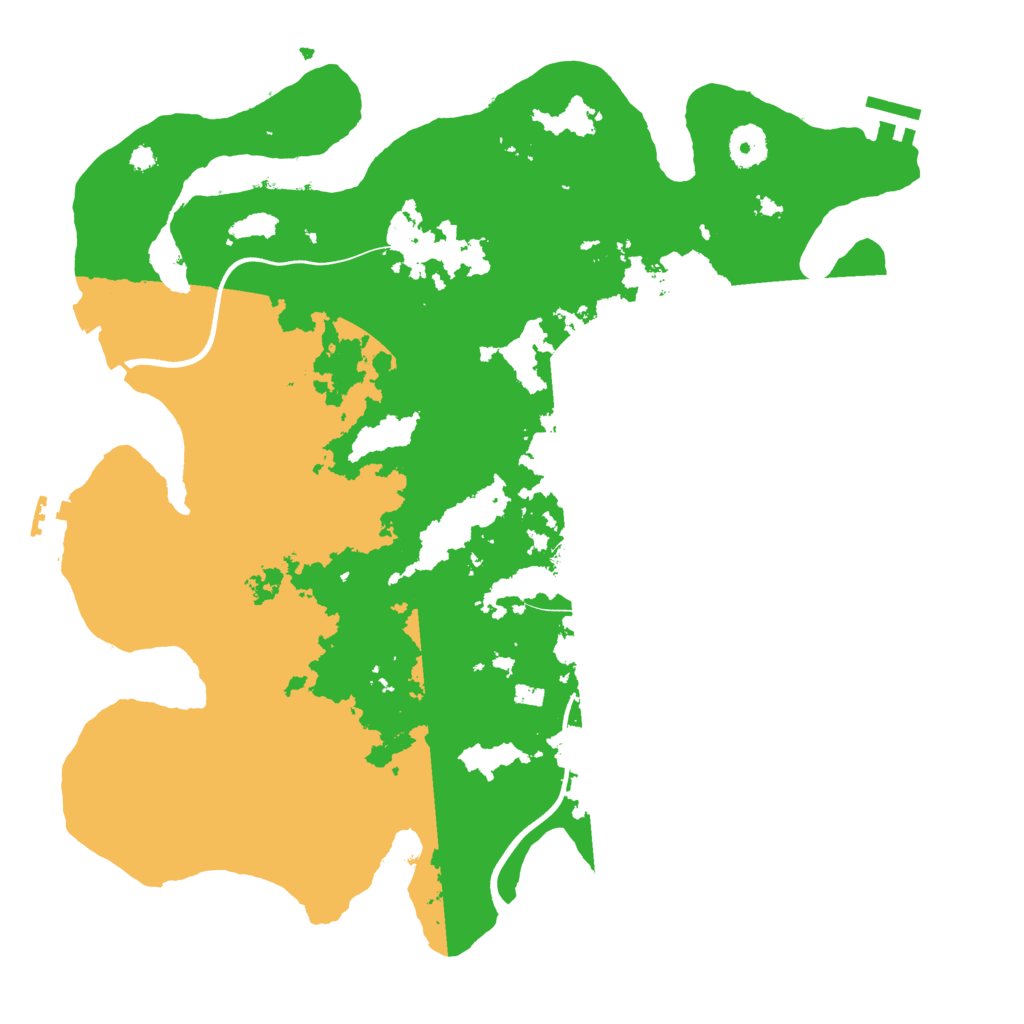 Biome Rust Map: Procedural Map, Size: 3750, Seed: 842628
