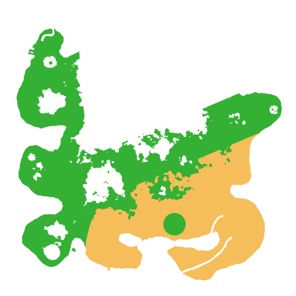 Biome Rust Map: Procedural Map, Size: 3500, Seed: 48312272