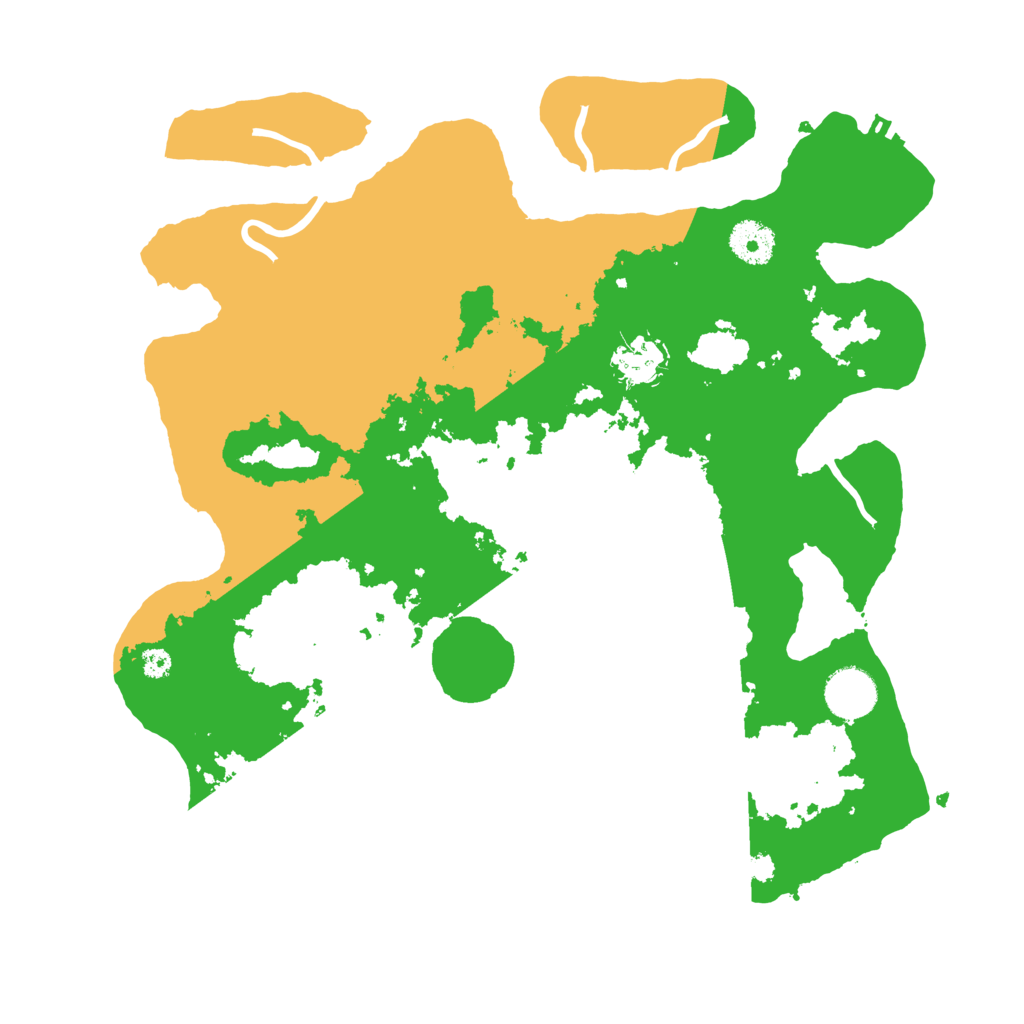 Biome Rust Map: Procedural Map, Size: 3500, Seed: 24090158