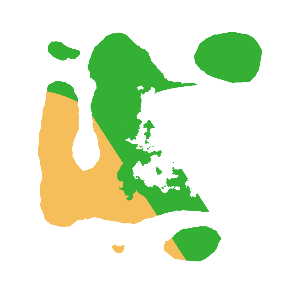 Biome Rust Map: Barren, Size: 2000, Seed: 1965067628