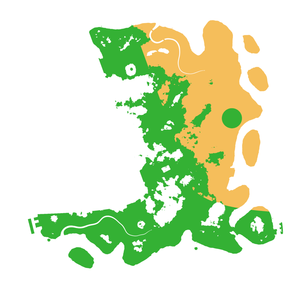 Biome Rust Map: Procedural Map, Size: 3850, Seed: 2933412