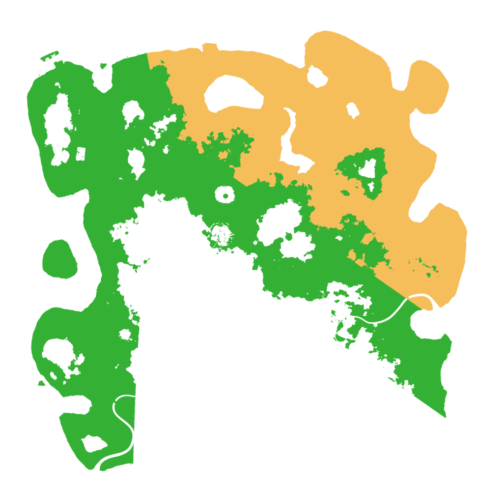 Biome Rust Map: Procedural Map, Size: 4000, Seed: 568357001
