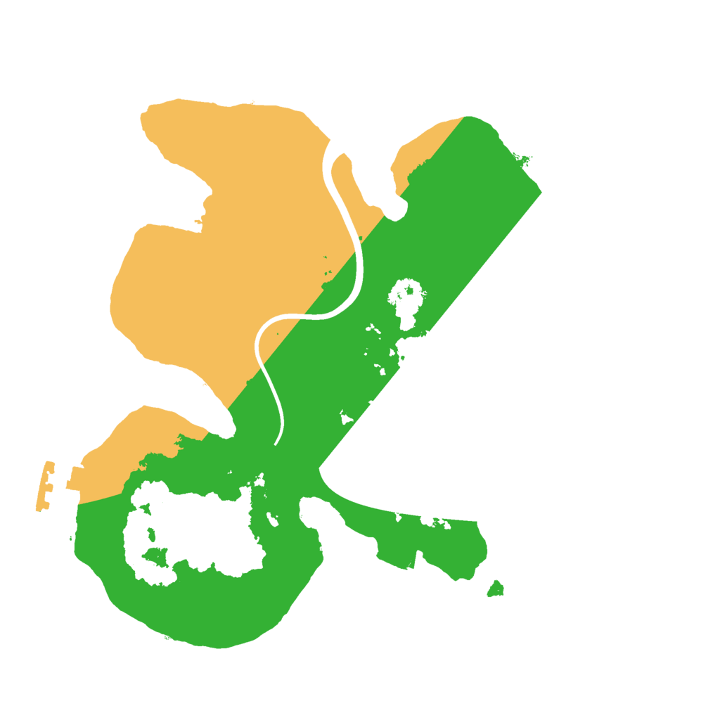 Biome Rust Map: Procedural Map, Size: 2150, Seed: 756489