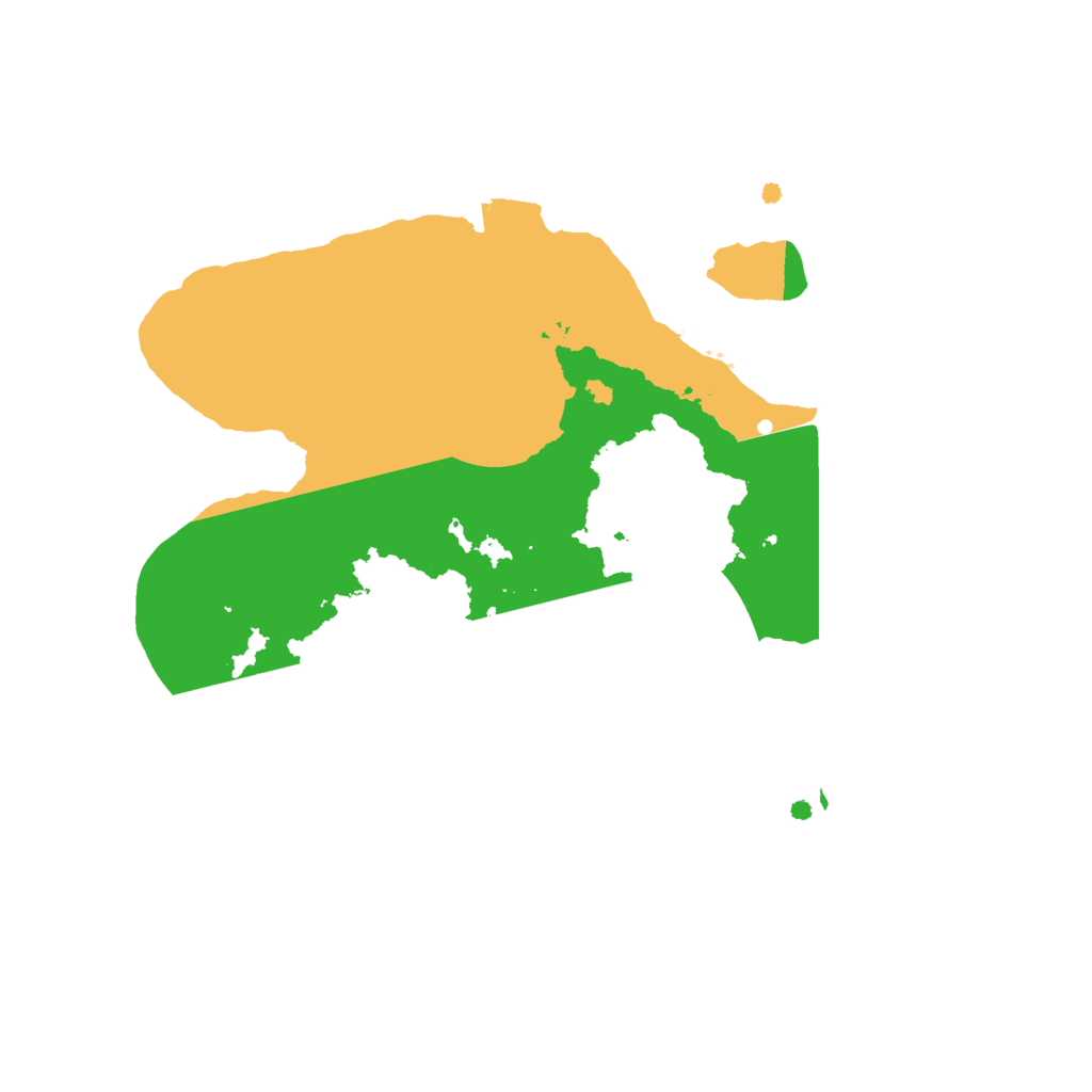 Biome Rust Map: Procedural Map, Size: 2150, Seed: 128606619