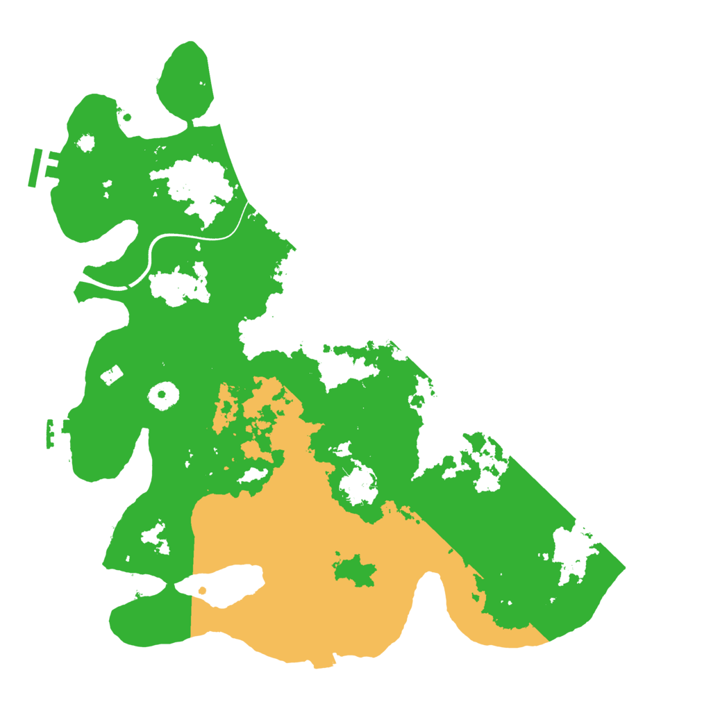 Biome Rust Map: Procedural Map, Size: 3700, Seed: 366493204