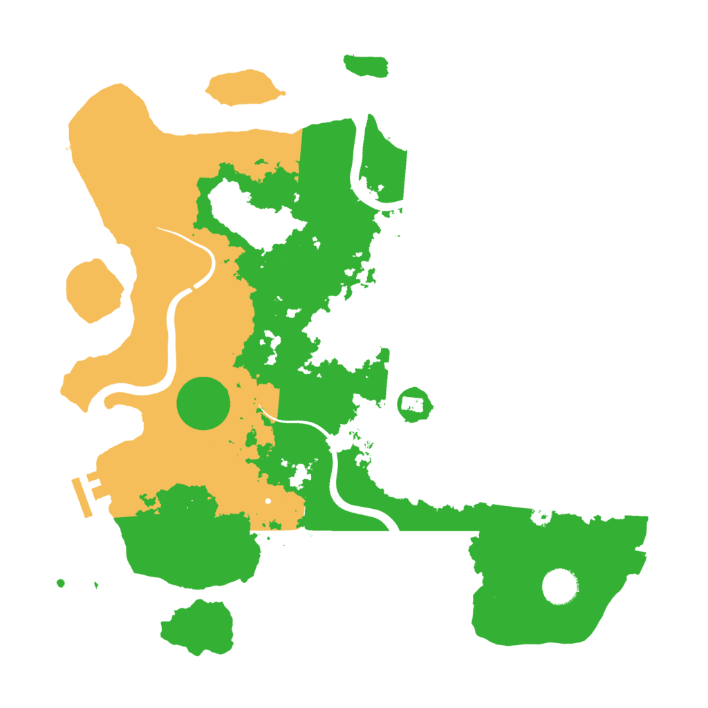 Biome Rust Map: Procedural Map, Size: 3500, Seed: 27102022