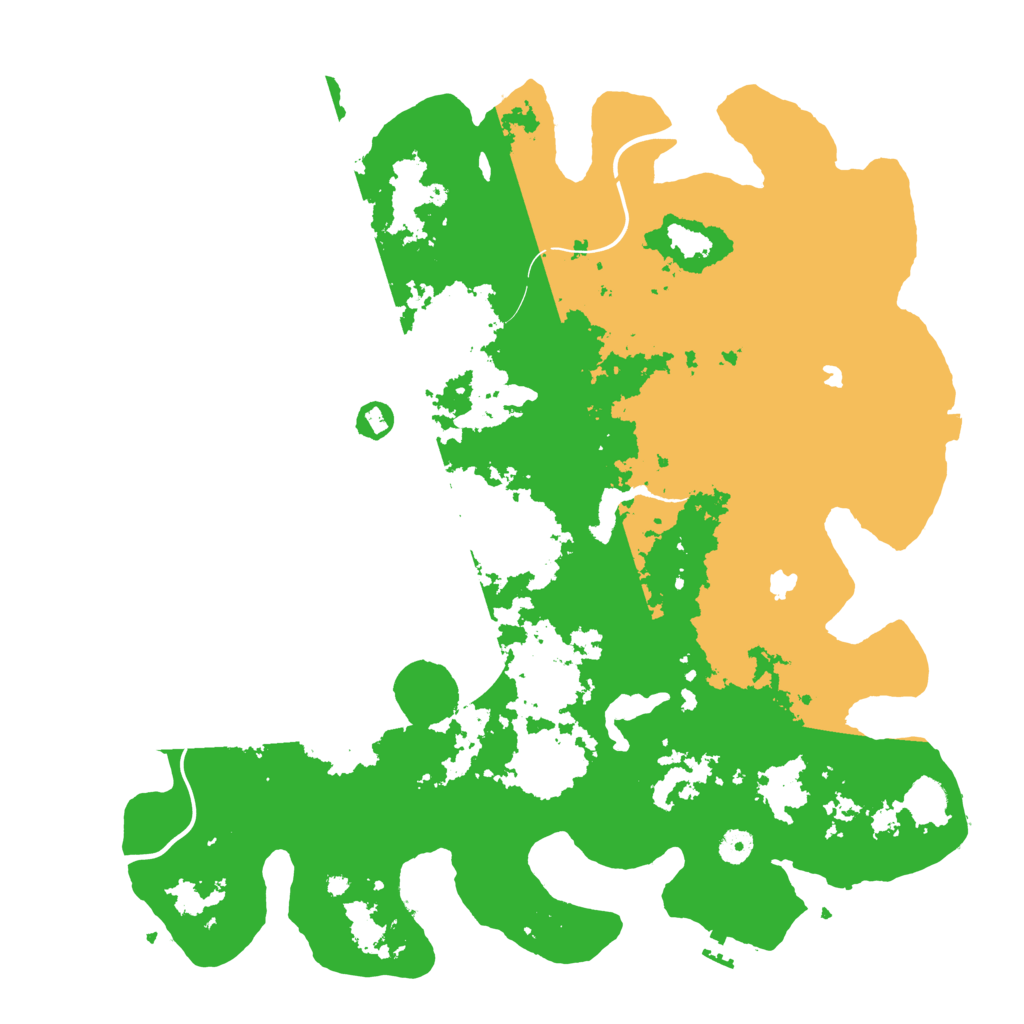 Biome Rust Map: Procedural Map, Size: 4500, Seed: 835689396