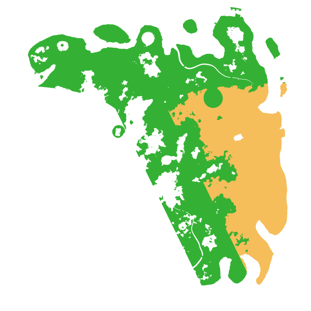 Biome Rust Map: Procedural Map, Size: 4300, Seed: 6470