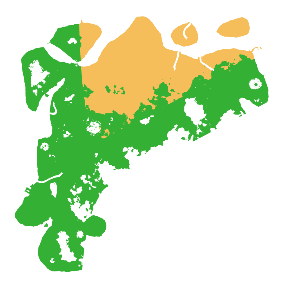 Biome Rust Map: Procedural Map, Size: 3800, Seed: 12105