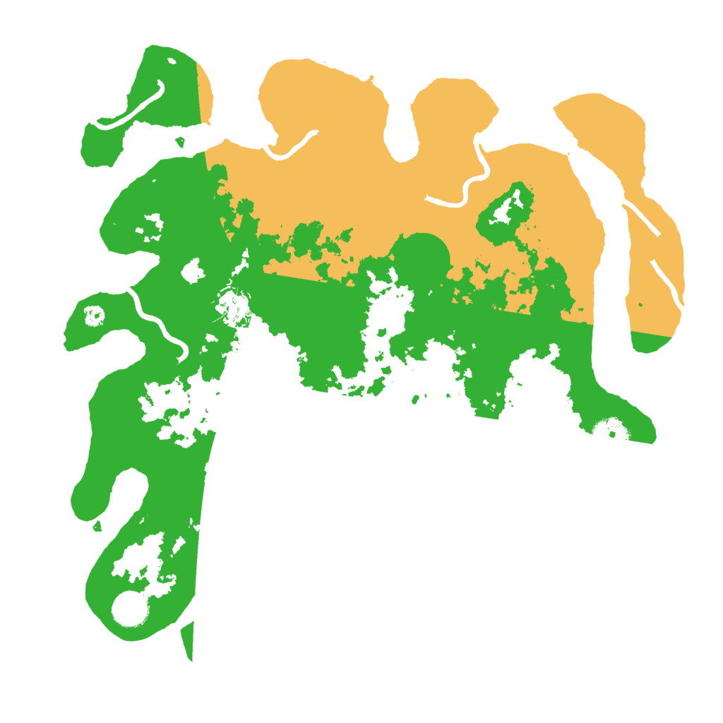 Biome Rust Map: Procedural Map, Size: 3500, Seed: 23576